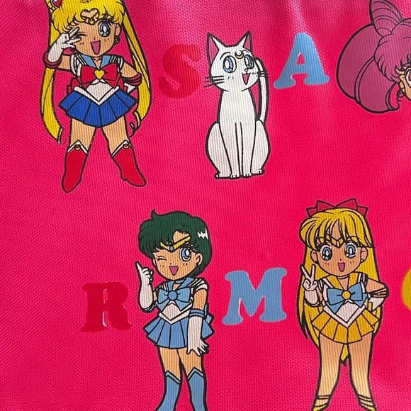 *📌SOLD* NWT Sailor Moon Pink Tote from JAPAN - Picture 4 of 12